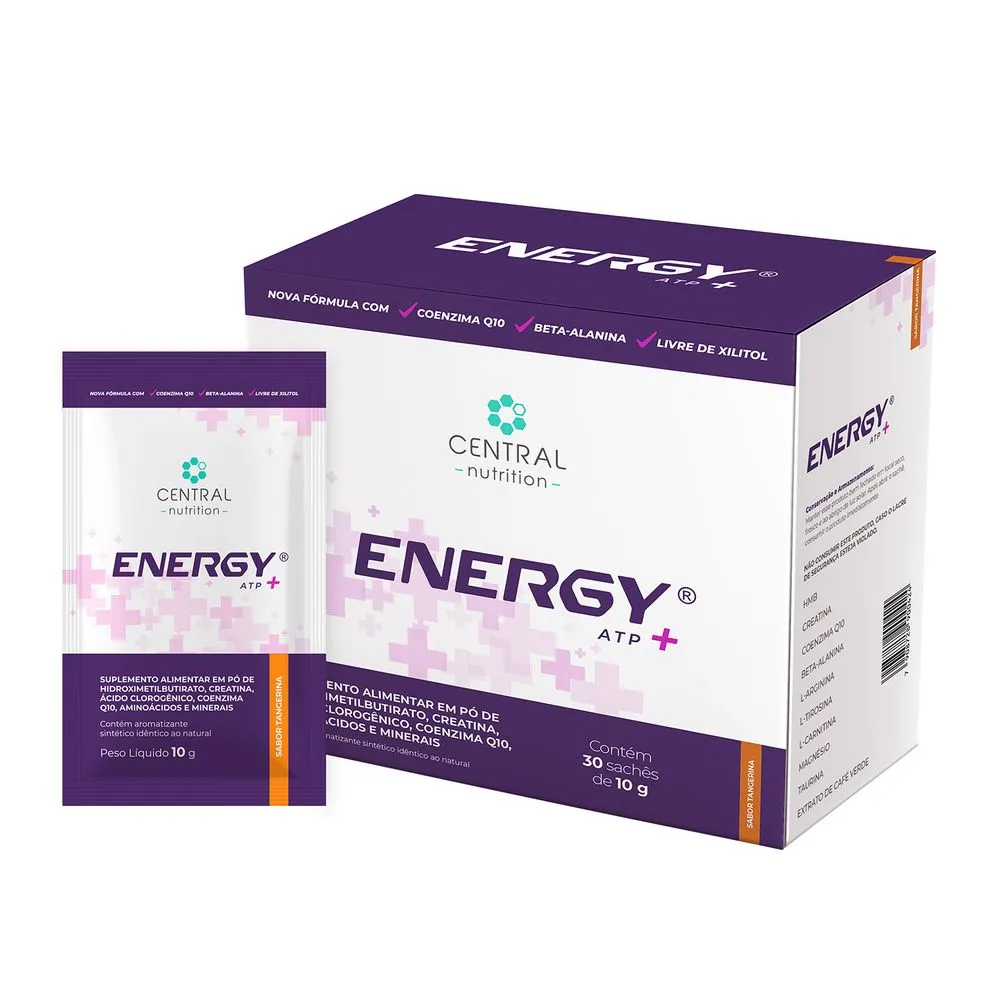 ENERGY - ATP - 10g 30 Sachês - Sabor Tangerina