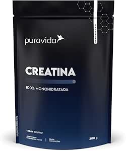 Creatina 100% Monohidratada 300g - Puravida