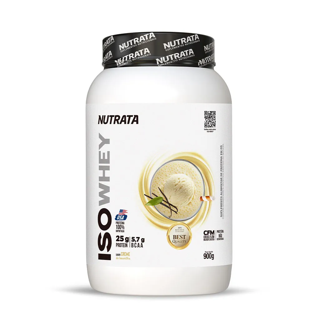 Nutrata Iso Whey 900g - Creme de Baunilha